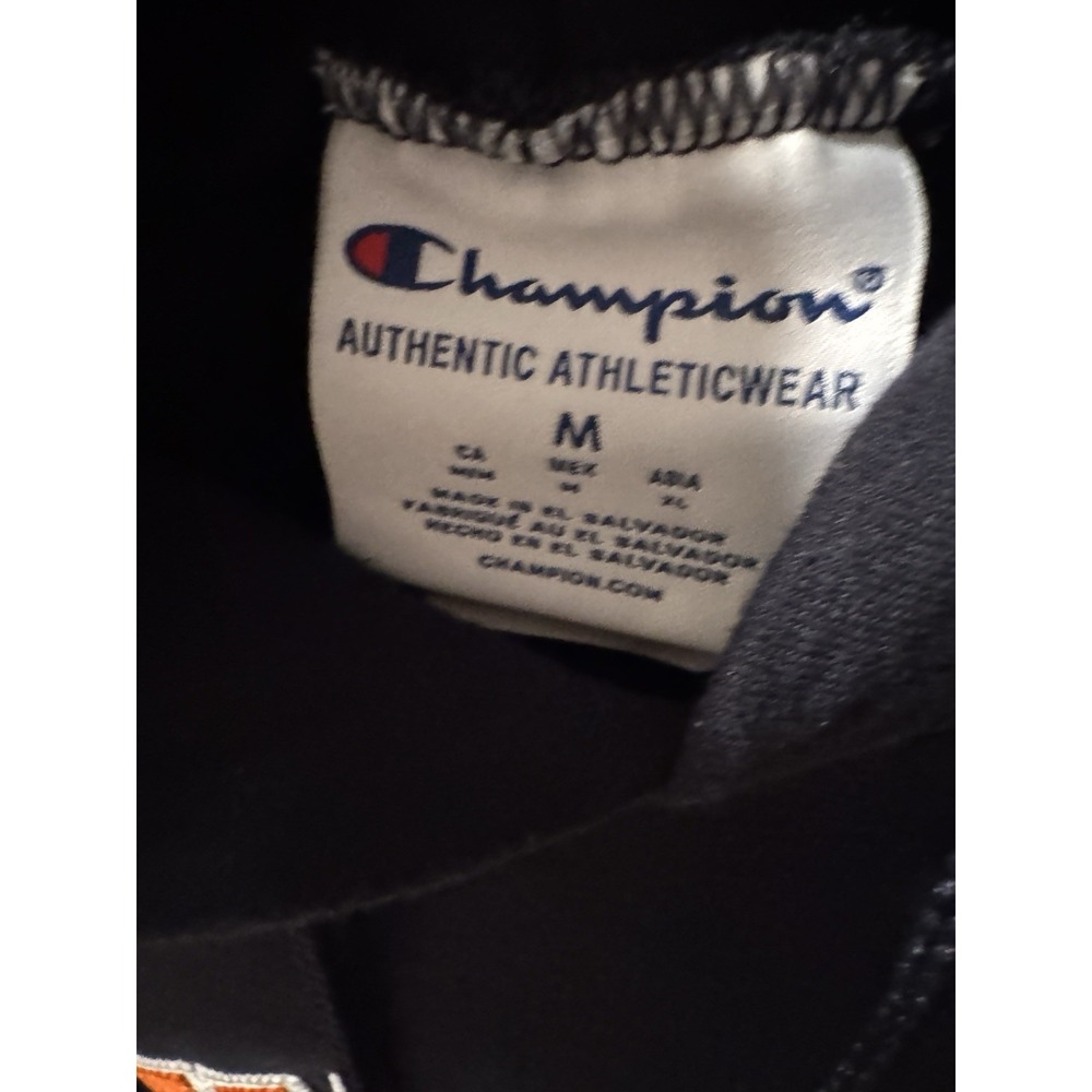 Auburn Tigers Hoodie Mens Large Champion Embroidered War Eagle NCAA Navy L - Picture 3 of 3